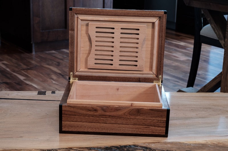 Walnut Humidor from Steve Leonardo – Brusso Hardware